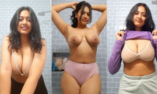 Crazy Big Boobie Desi Gf Most Demanded Exclusive Viral Stuff Stripping Full Frontal Nude With Face