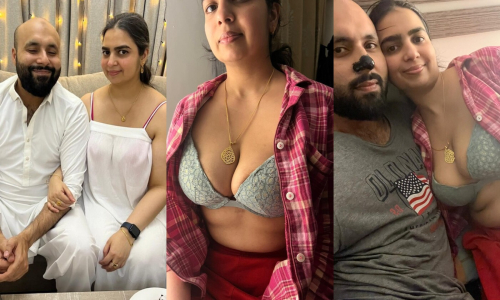 Cuckold Pakistani Couple Beautiful Chubby Shy Wife Shaking Juicy Thick Ass And Giving Handjob